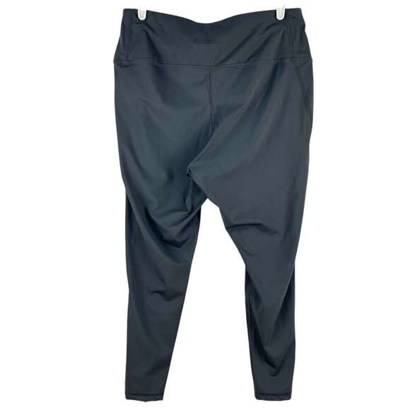 ADIDAS Women's Active Sport Dark Grey Leggings Size 3X Stretch Mid Rise NWT - Picture 2 of 13